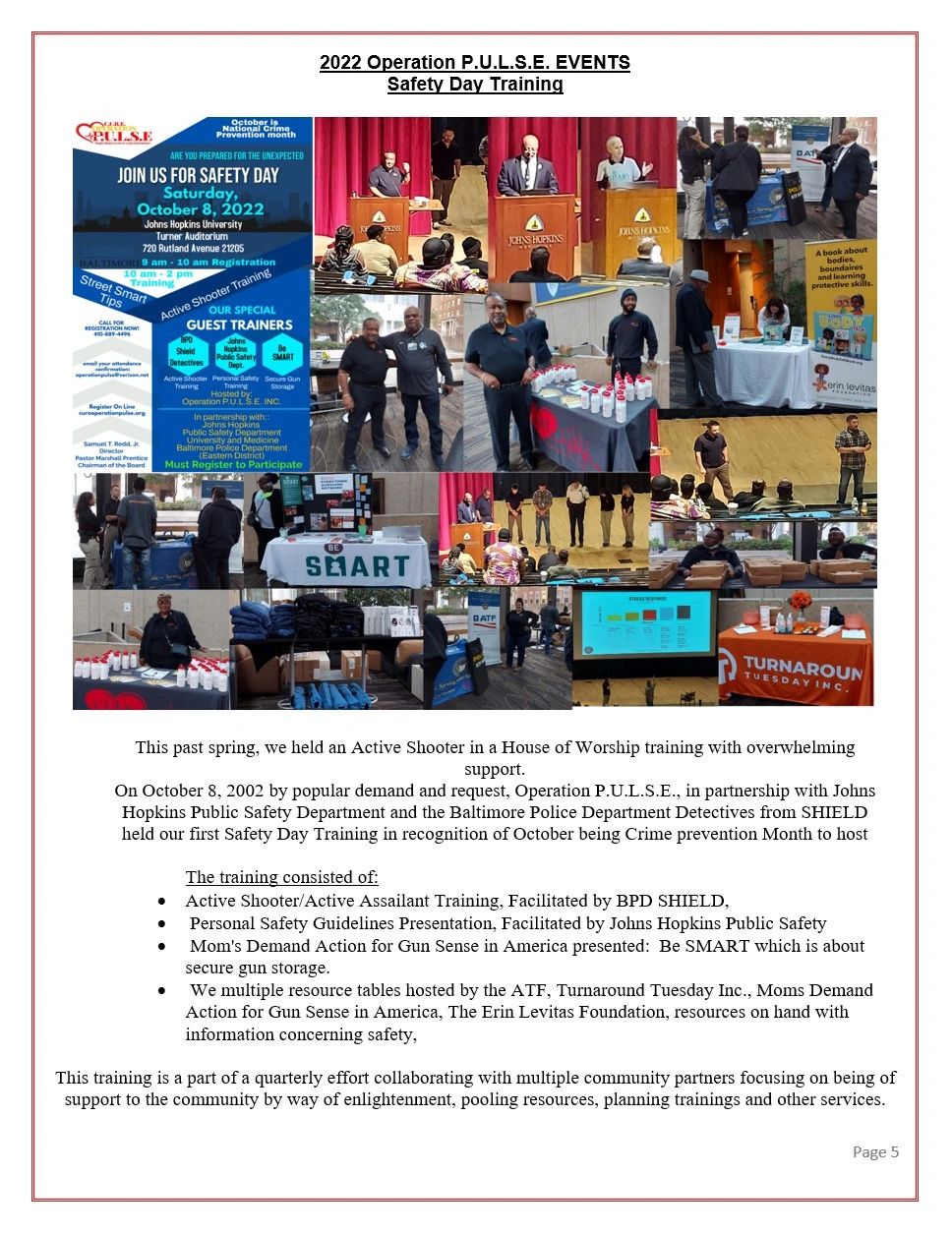 2022 SAFETY TRAINING DAY